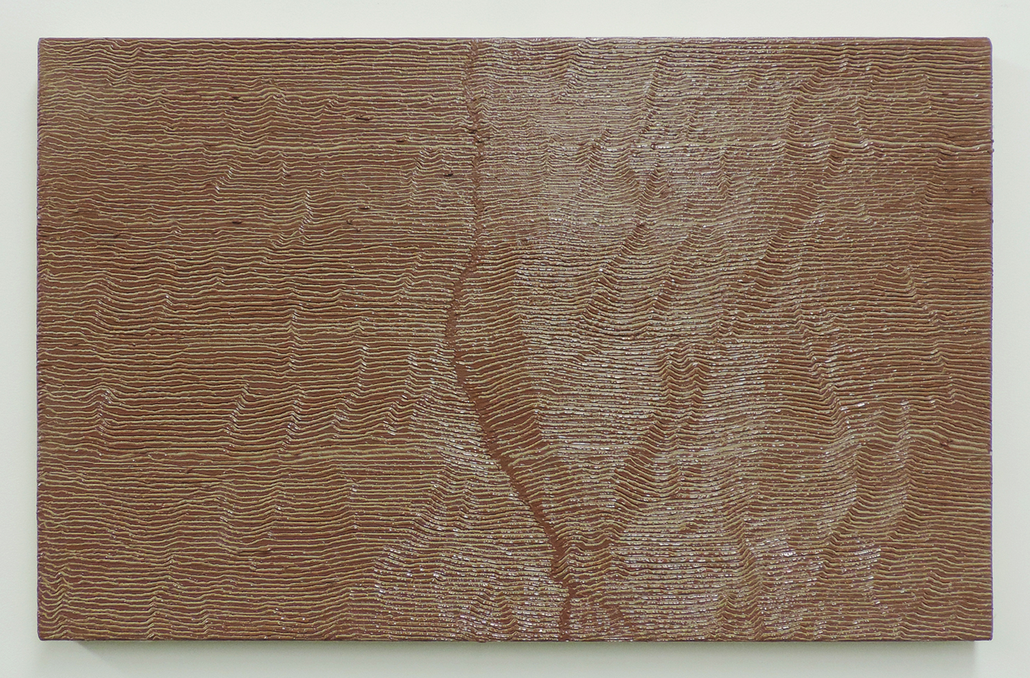 'Fissure 10|Oil and Amber on canvas|33.7 x 53.4 cm|2001 each<br>¥200.000-450,000