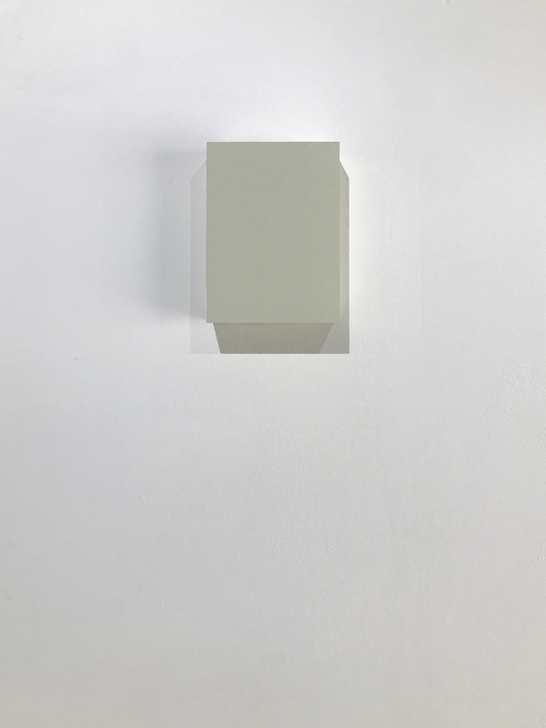 越野潤｜JUN KOSHINO<br>WORK16-9 (beige), silkscreen paint on perspex, 150 x 100 x 50 mm, 2016