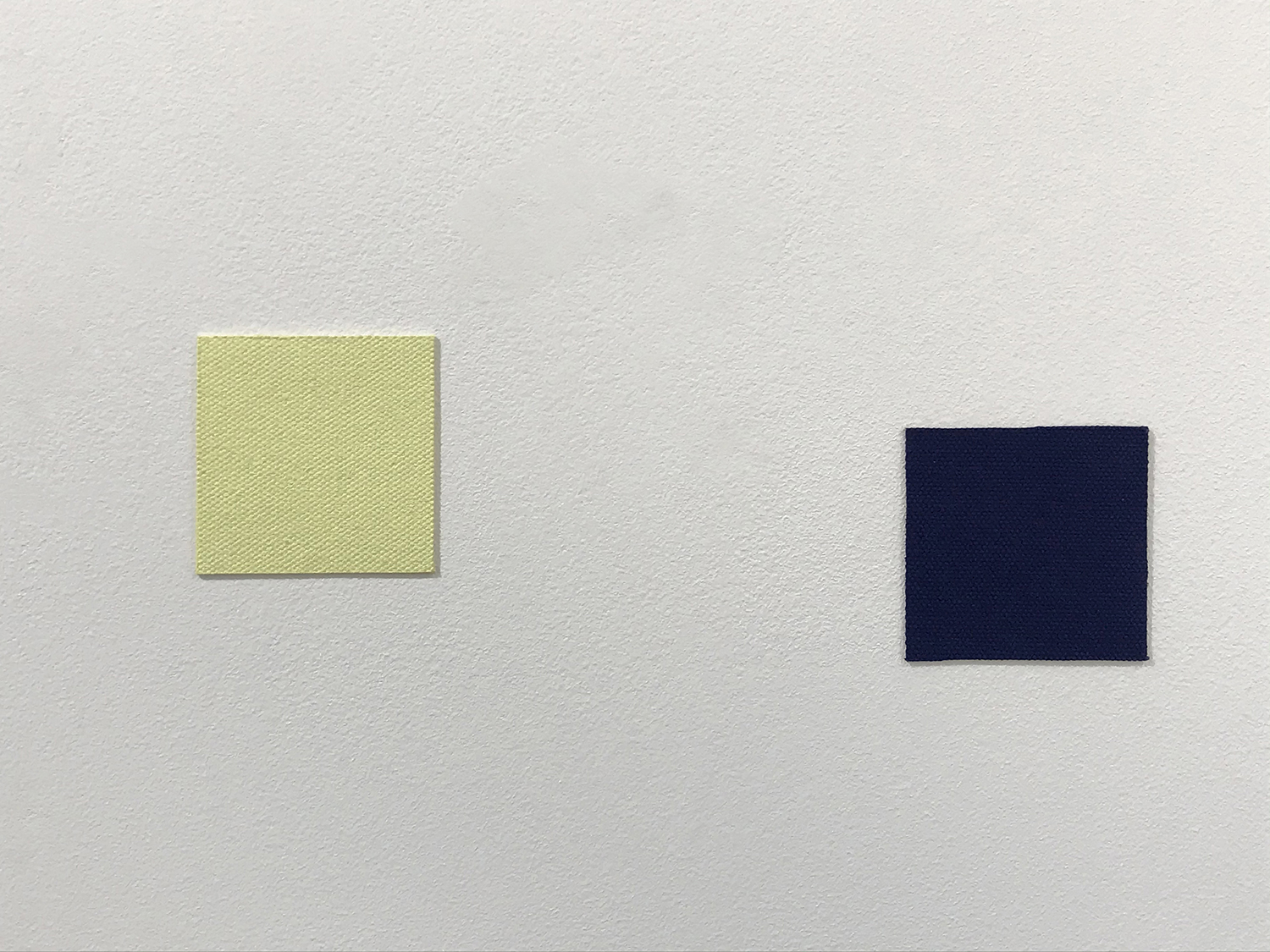 11 colored cotton square, 5 x 5 cm each, 1995 (detail)<br>¥500,000.-800,000.