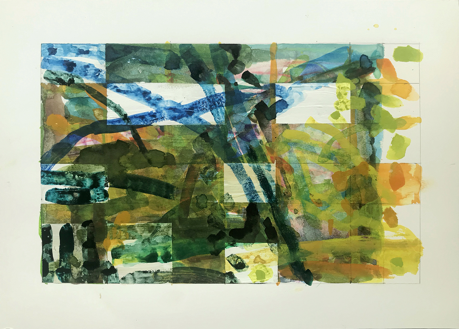 a painted ship on a painted ocean<br>watercolour on paper｜247 x 347 mm｜2022