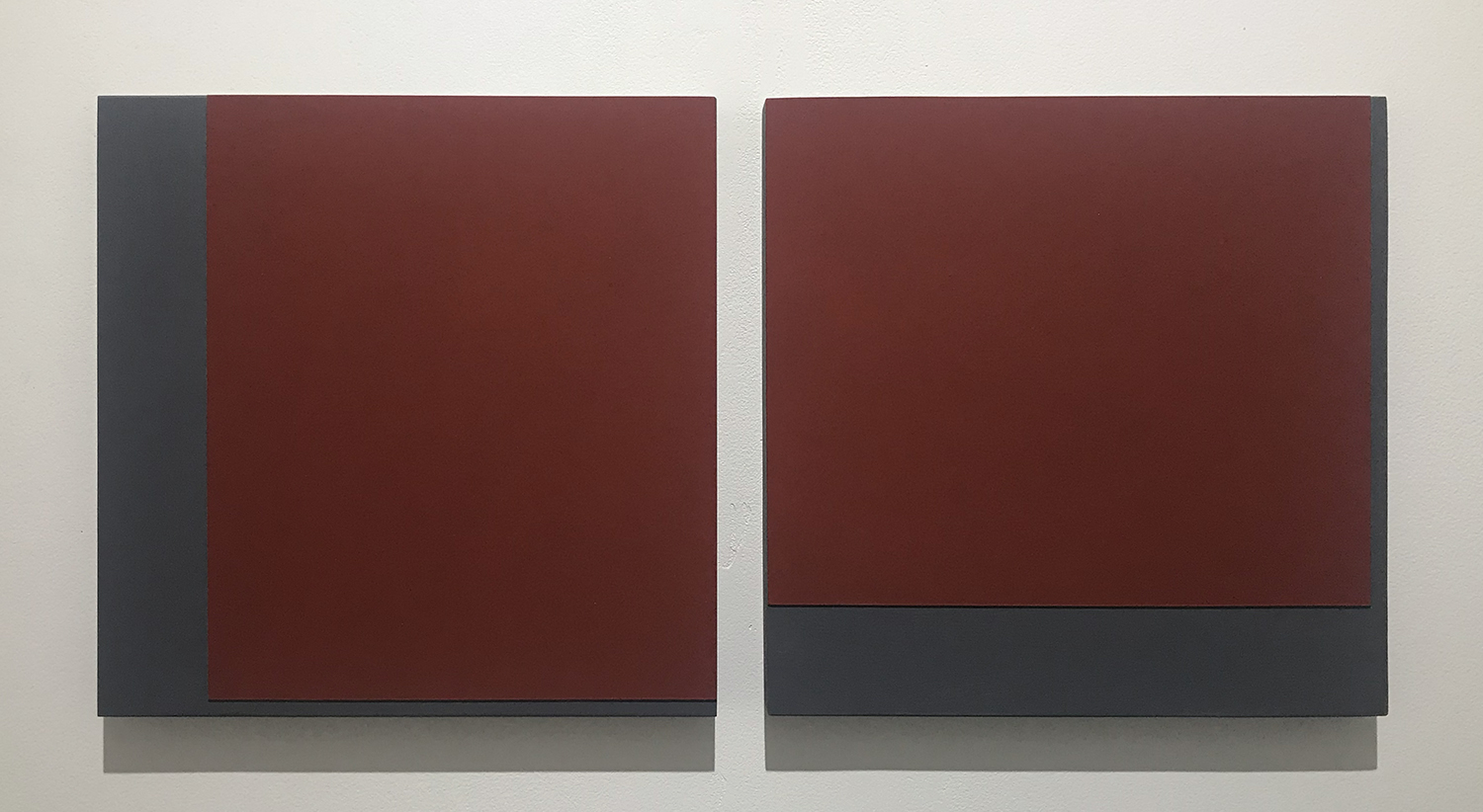 TS2221<br>Gesso on panel, 22.5 x 22.5 cm (each), 2022