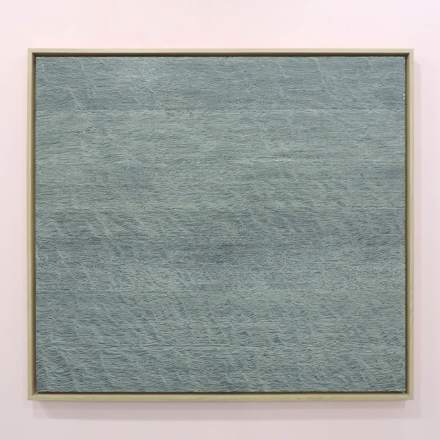 <b>サイモン・フィッツジェラルド Simon Fitzgelard</b><br>Untitled Breath (AP4) BLACK<br>Oil on canvas, 96.5 x 106 cm<br>1997