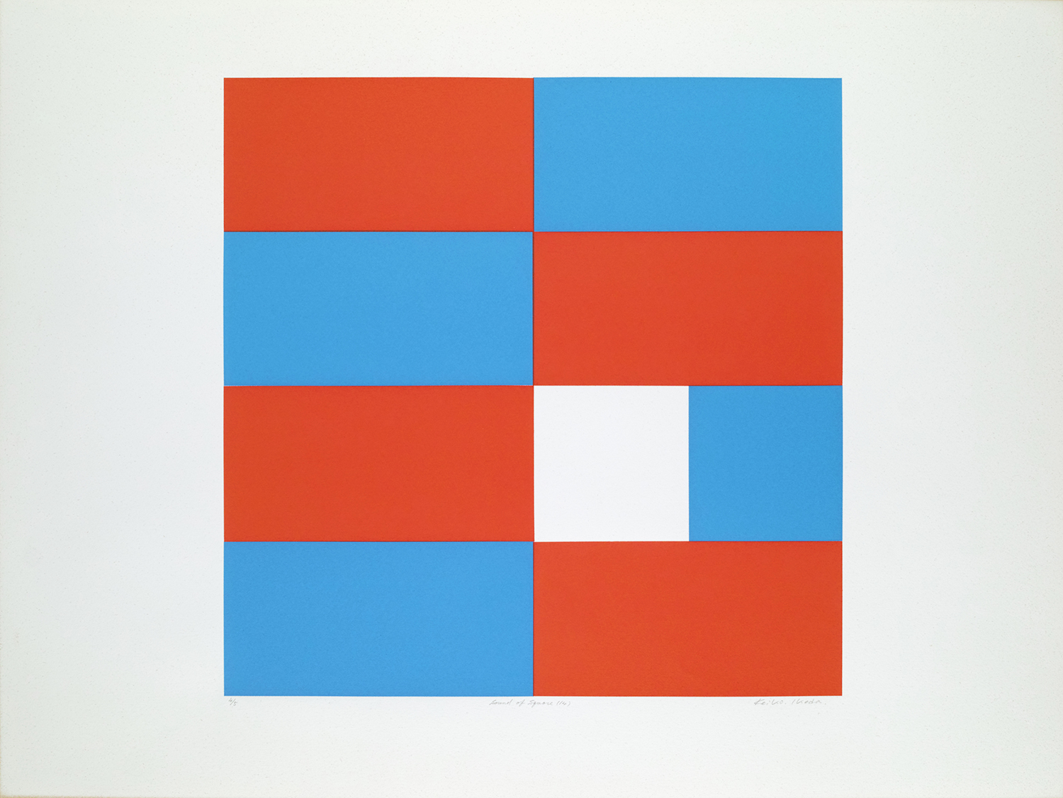Sound of Square (14) Nazdar color silkscreen on BFK paper, 545 x 728 mm, 1982 ed:5<br>¥50,000 - 180,000