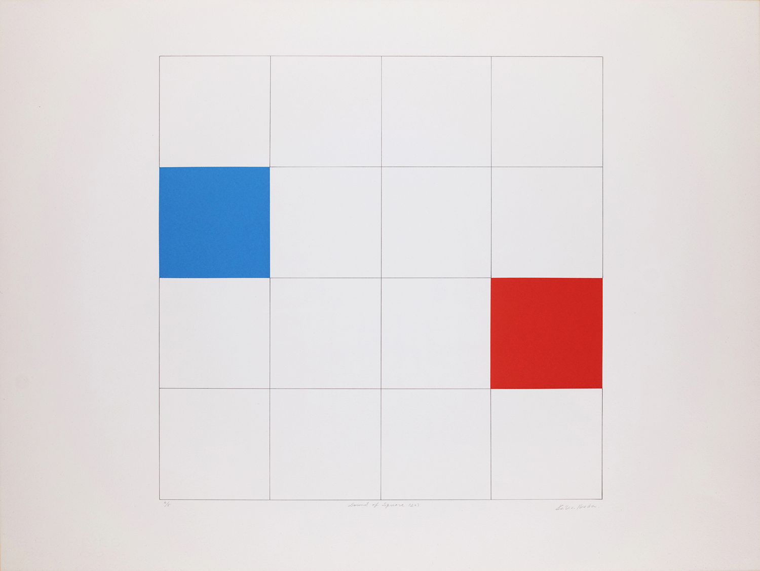 Sound of Square (20) Nazdar color silkscreen, pencil on BFK paper, 545 x 728 mm, 1982 ed:5<br>¥50,000 - 180,000