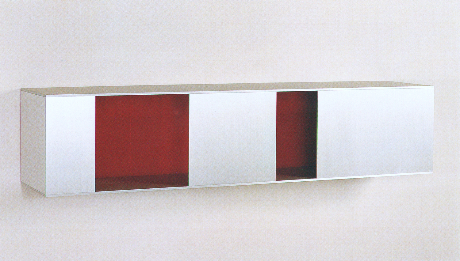 Untitled｜aluminum and pale green plexiglass｜25 x 25 x 100 cm｜1986