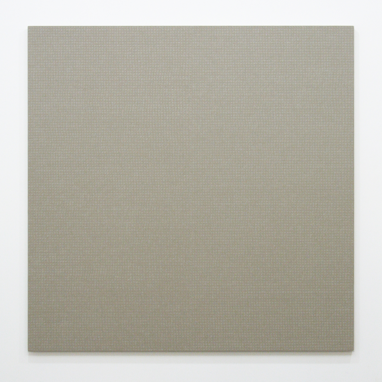 hemp drawing 10-12｜麻布ドローイング10-12, acrylic on raw canvas, 130 x 130 cm, 2010