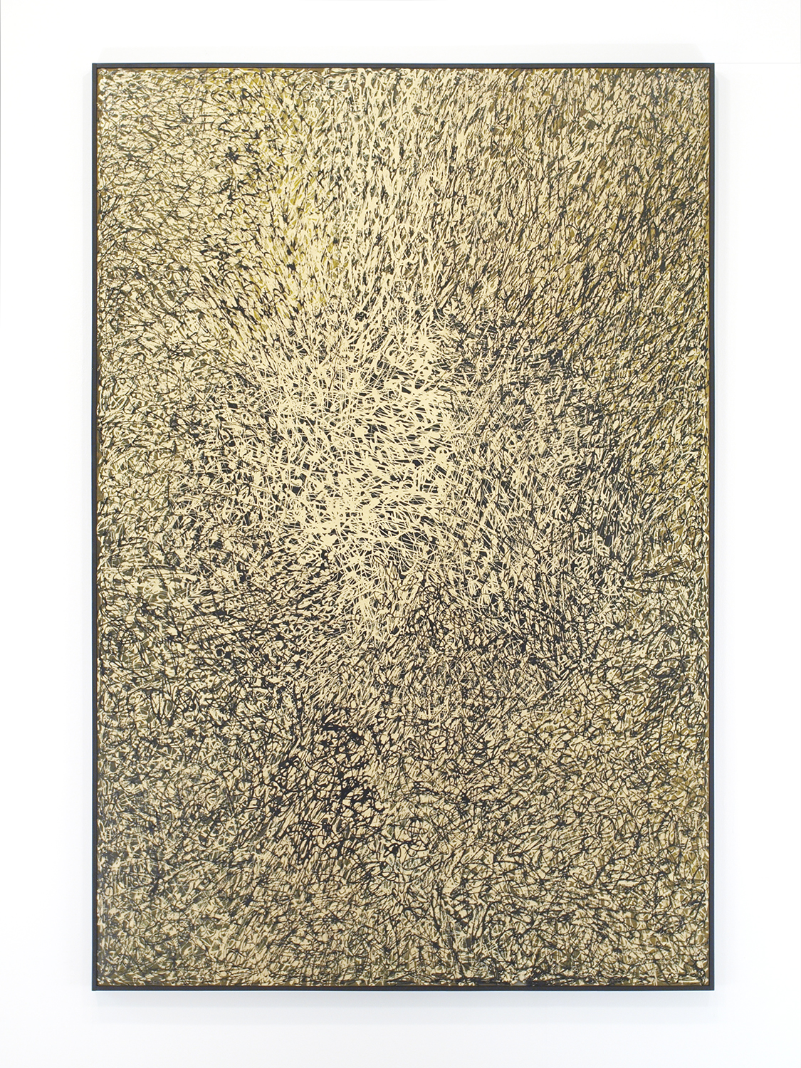 Enamel on linen & wood pane1｜181.5 x 122.5 cm｜1963.11｜京都国立近代美術館蔵