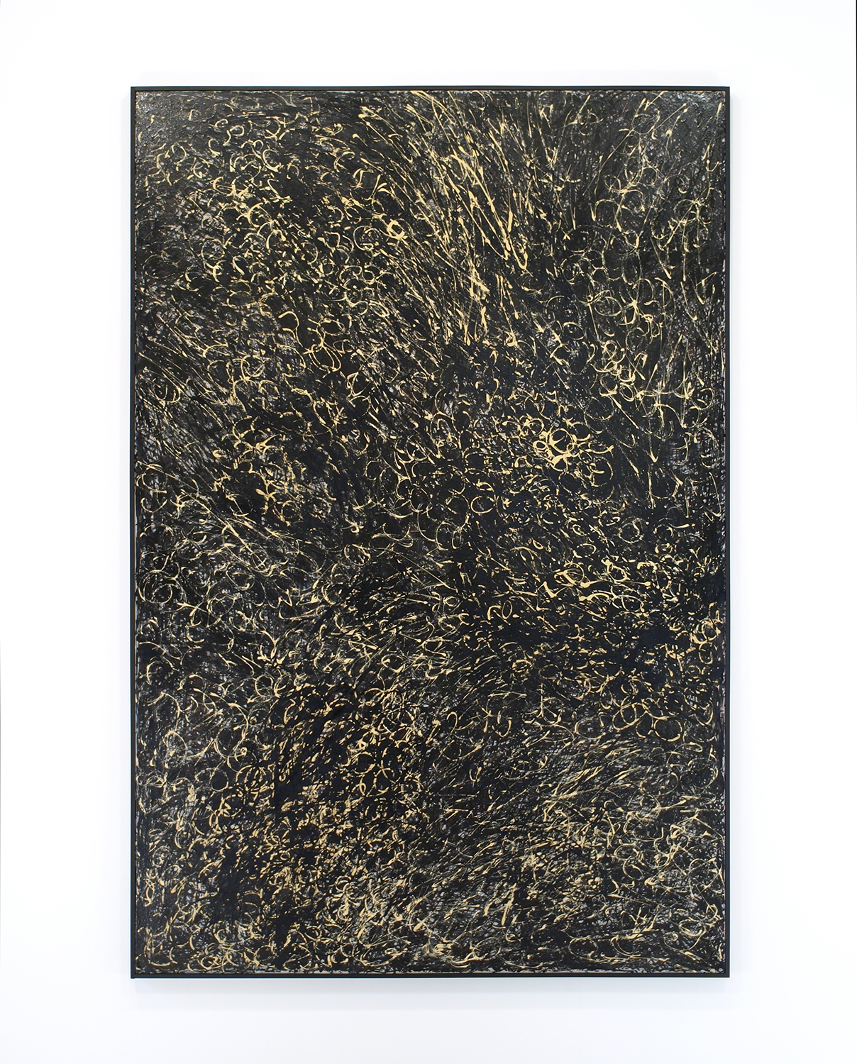 Enamel on linen & wood panel｜181.5 x 122.0 cm｜1963.10