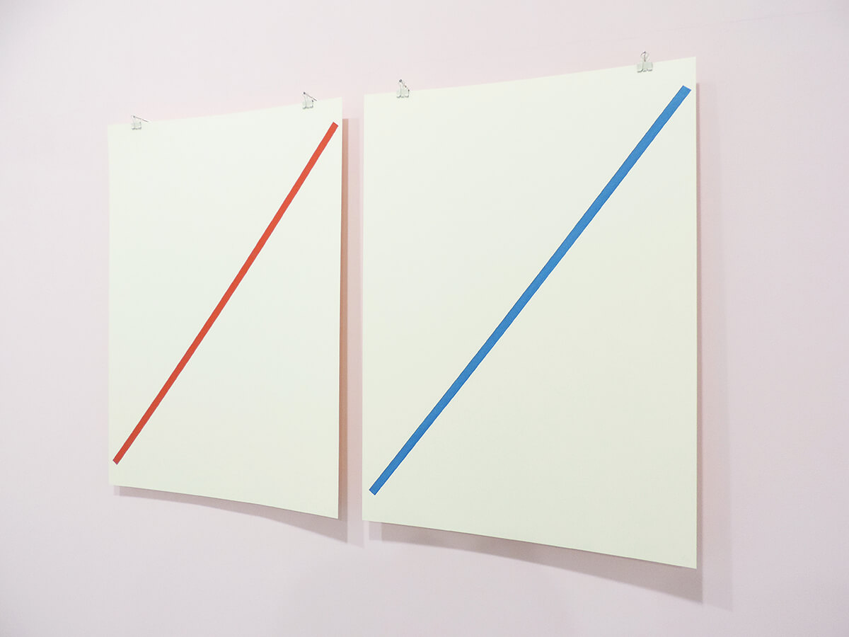 Text No. 1021 / Oil on paper , 53 x 38 cm each , 2014