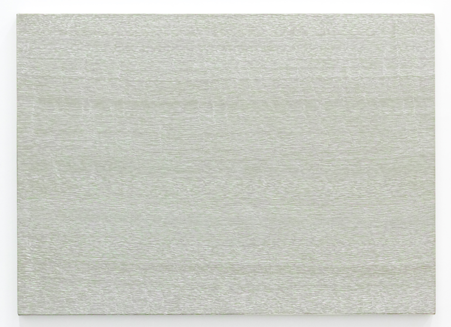 Untitled-Breath Warm gray<br>Acrylic & gesso on canvas, 56.5 x 78 cm 1996