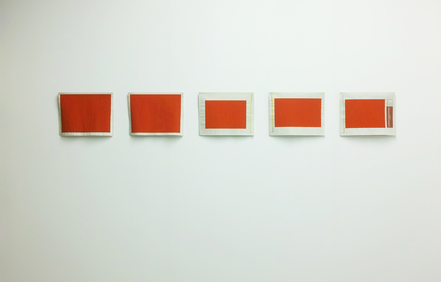 Text No.109 A-H, 110 I,J,K 111 LM｜acrylic on wove news paper 13 pieces｜235 x 300 mm each｜2001<br>¥100,000 - 200,000