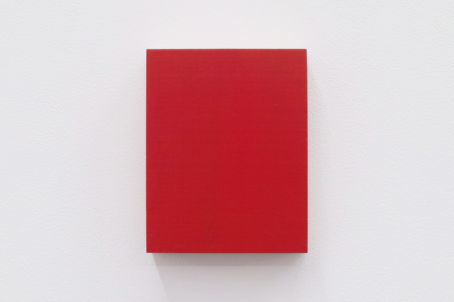 Text No. 439<br>pigment, acrylic on wood ,  97 x 77 x 27 mm,  2003