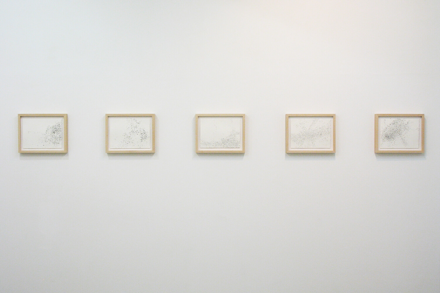 When the Dust Settles<br>Acrylic on paper, 17 x 23.5 cm, 2011 (each)