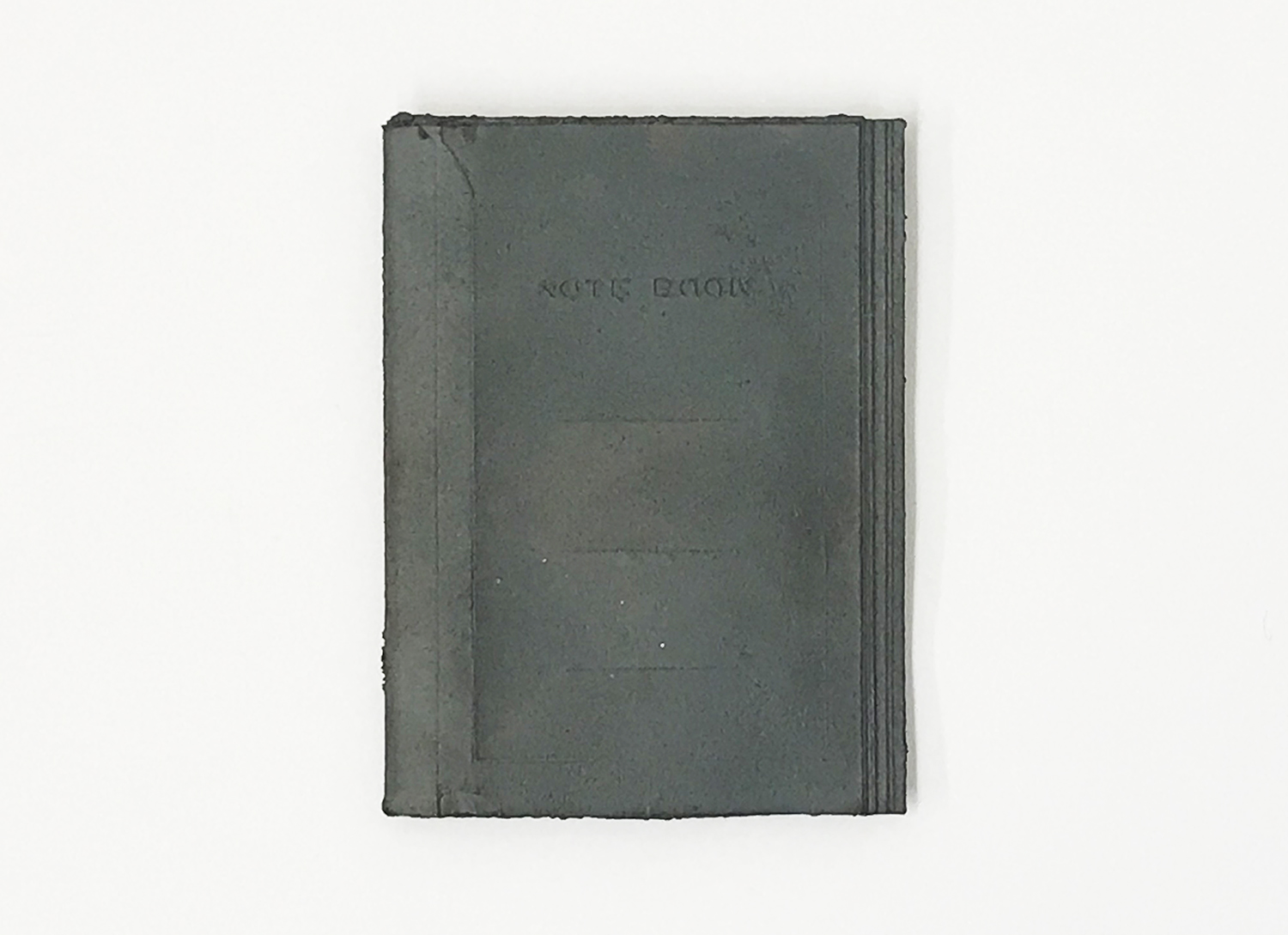 note book #37｜cast iron｜150 x 115 x 8 mm｜2015<br>¥50.000 - 180,000