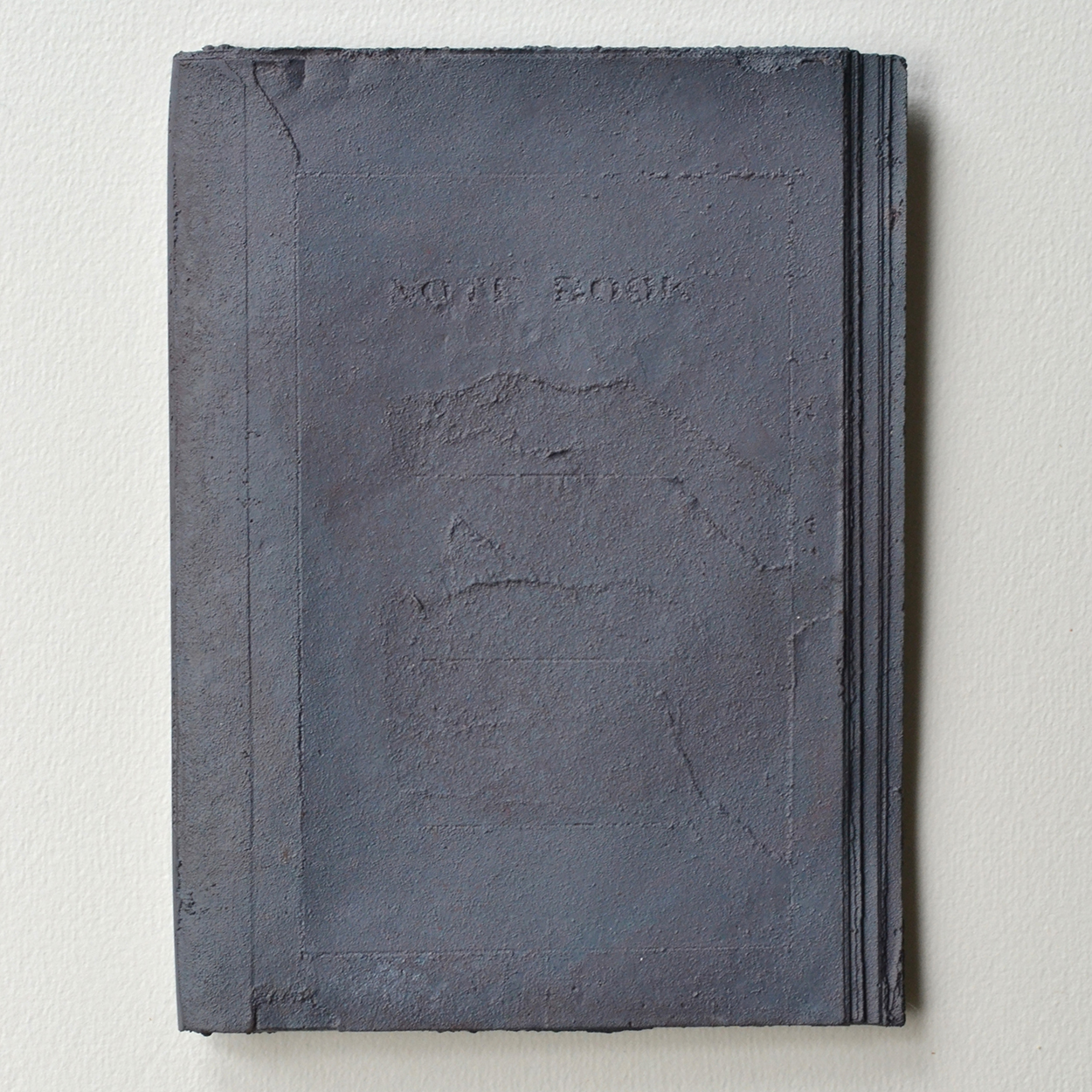 note book #44｜cast iron｜152 x 113 x 12 mm｜2015<br>¥50.000 - 180,000