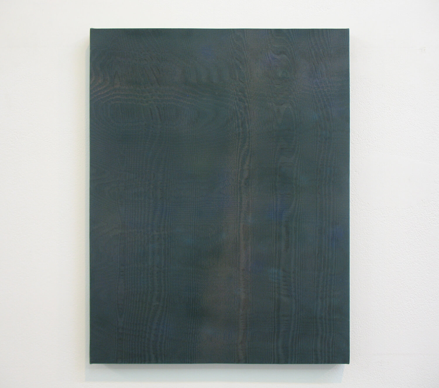 drops #5<br>
Acrylic, glass organdy, cotton, panel 41 x 33 cm 2013