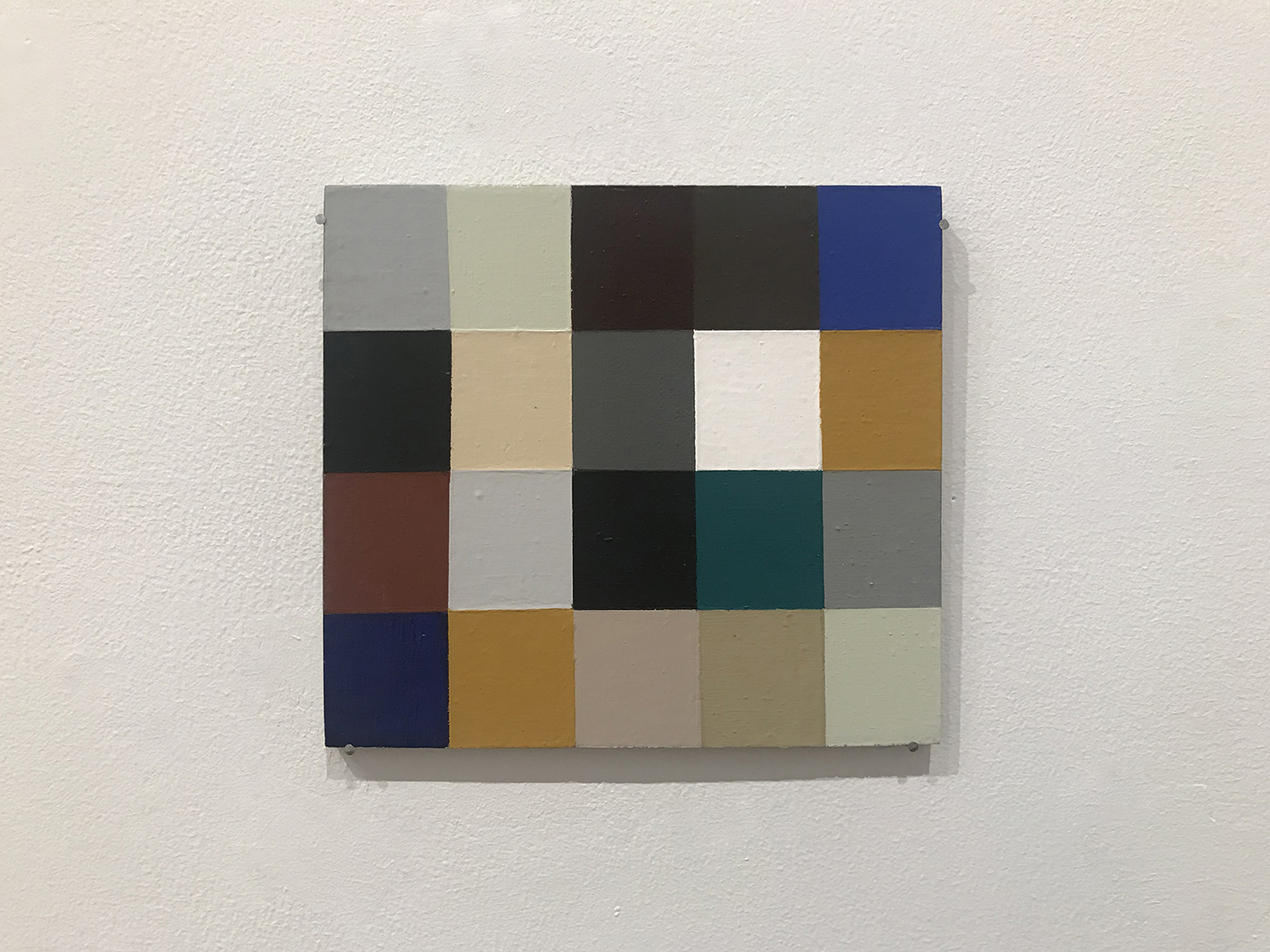 　　　Untitled, Acrylic on wood, 138 x 151 × 10 mm, 2019